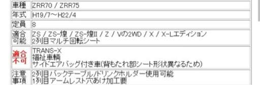 ヴォクシーシートカバー70系　新品、未使用❗️