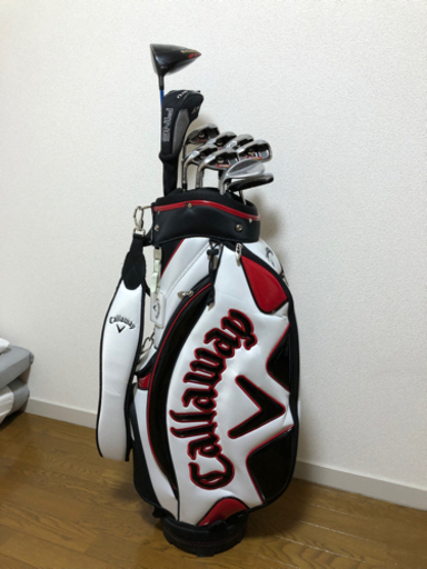 ゴルフクラブフルセット　ゴルフバッグ付　左打ち用