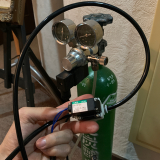 co2 ミドボン　レギュレーター　電磁弁セット　アクアリウム