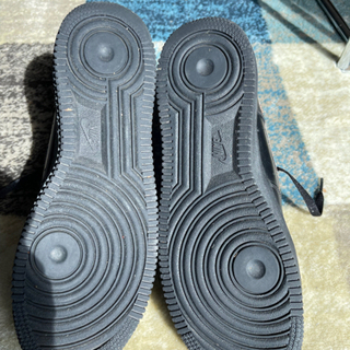 26.cm Nike Air Force 1 ブラックとオレンジの画像