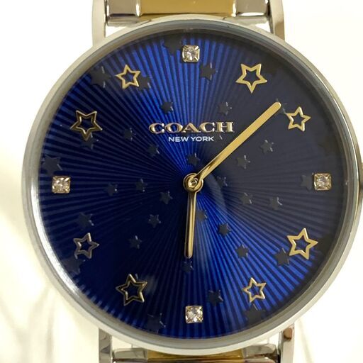 【値下げしました】コーチ　COACH　ペリー　SS　クオーツ　腕時計【美品】
