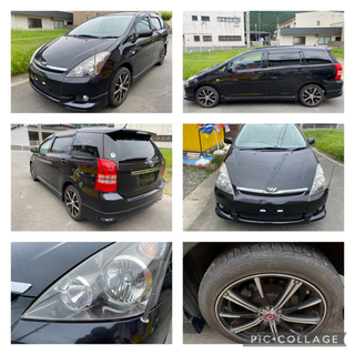 値引き❗️トヨタ　ウィッシュ　ブラック　とっても綺麗です。の画像