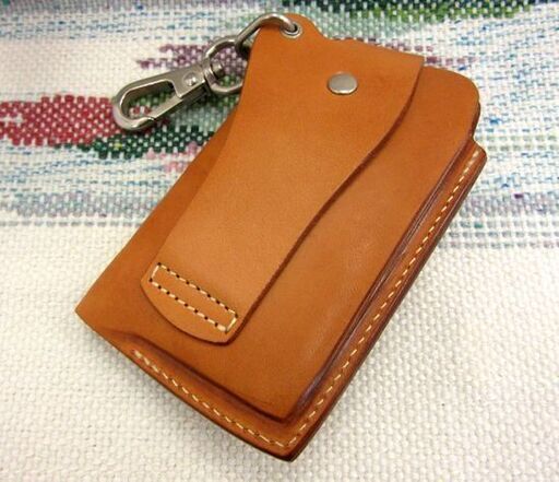 RED MOON スマホケース キャメル ヌメ コンチョ付き アクセサリー レッドムーン レザー 革小物 札幌市 厚別店 