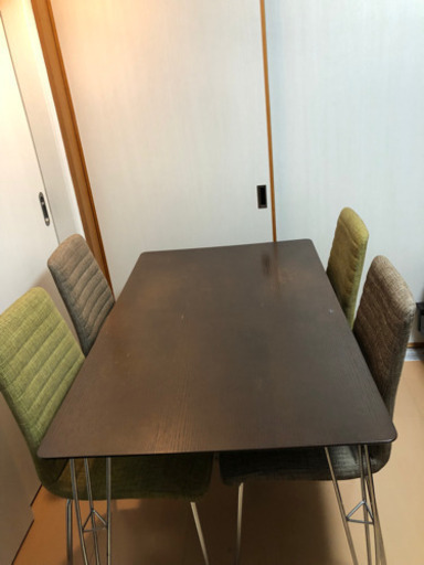 【値下げ】【美品】ダイニングセット 4人掛け ニトリ