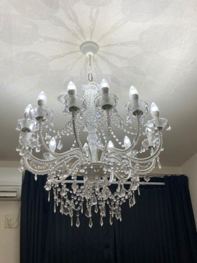 高級シャンデリア12灯　LED15本