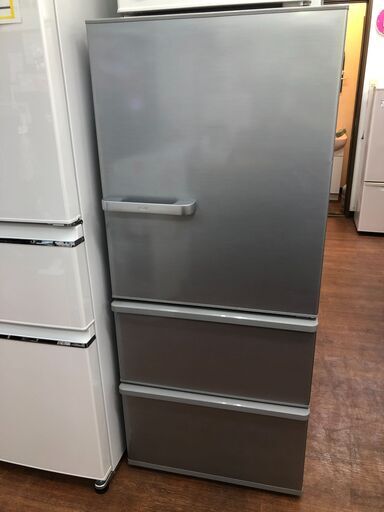 【リサイクルショップどりーむ天保山店】3341　3ドア　冷蔵庫　アクア　AQUA　AQR-27H　272L　2019年製【3ヵ月保証付き】