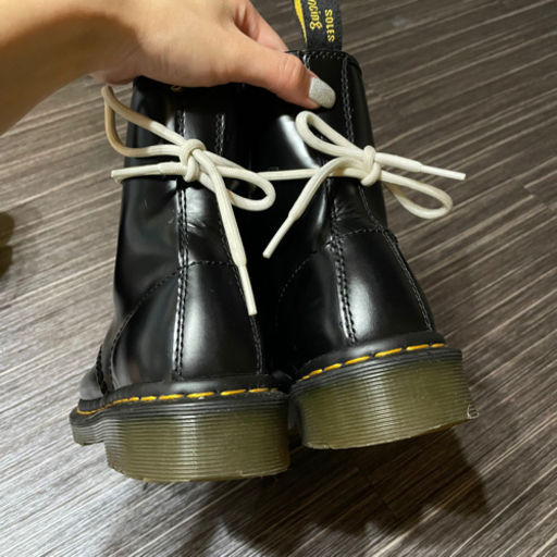 Dr.Martens 8ホールブーツ(ブラック) 22cm
