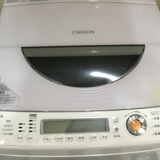 洗濯機　東芝　ZABOON AW-80SVL 8 kg ホワイト...