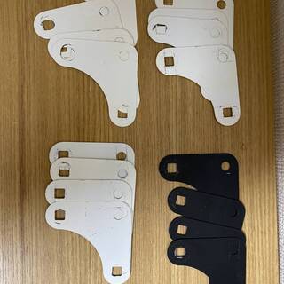 スチールラック用　補強プレート　ボルトナット