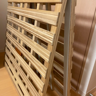 【値下げ】すのこベッドの画像