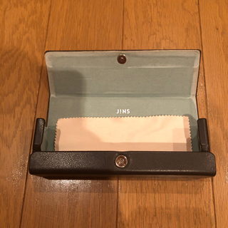 メガネケース　茶色の画像