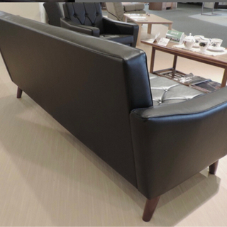 カリモク60 3人掛けスリーピングソファ（定価12万円）※5年前購入だが傷など無しの画像