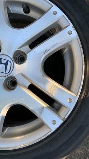 【済】フィット　純正アルミ　タイヤ付　185/55R15　