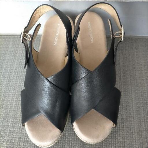 【美品】MODE KAORI / ウェッジソールサンダル / ストラップサンダル