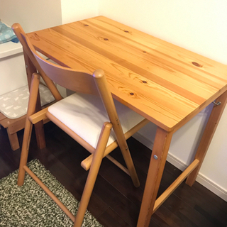 無印良品　テーブルとイスのセット