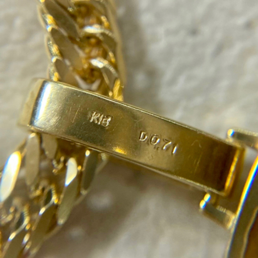 【中古】K18 ダイヤモンドトップ 0.71ct 4.7g［41］