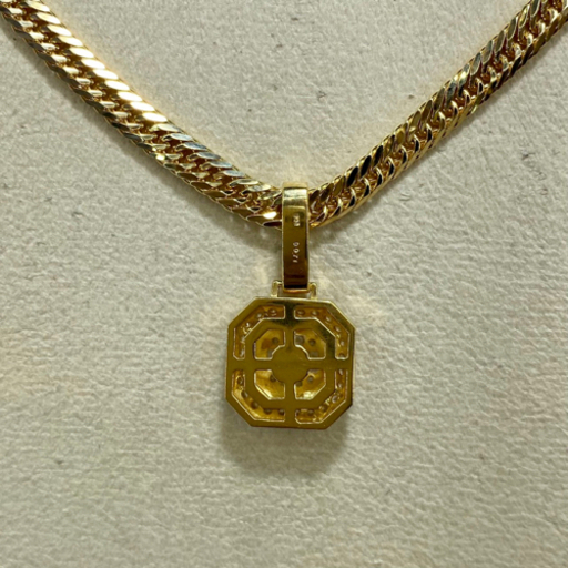 【中古】K18 ダイヤモンドトップ 0.71ct 4.7g［41］