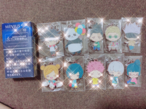 呪術廻戦　❣1000円Off❣　ラバーストラップ　にとたん　10点セット