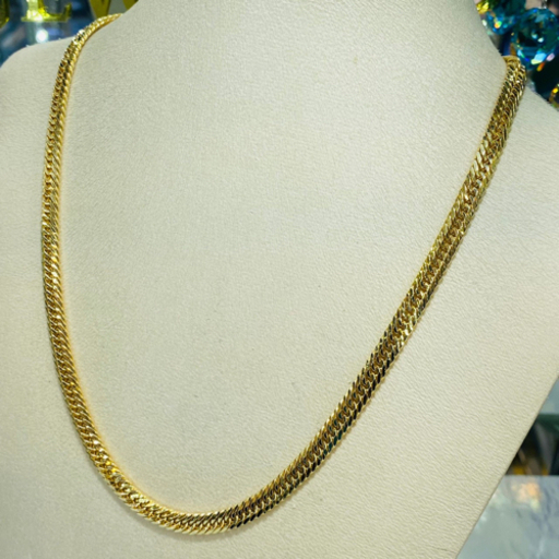 【中古品】K18 8面トリプル 49.9〜50g 50cm［682］