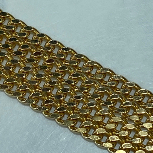 【中古品】K18 2面シングル 10g 60cm［683］