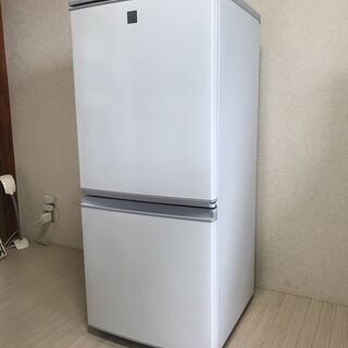 一人暮らし　冷蔵庫　ホワイト　SHARP 137L SJ-14E6 SHARP 中古/LGA-SJ14E6KW/冷蔵庫/137L/SHARP/シャープ/SJ-14E6