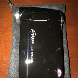 値下げ　i.mega ハンディカメラ　USED  新品メモリーカード付きの画像