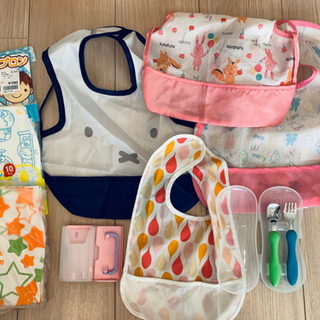 お食事エプロン 使い捨てエプロン スプーンとフォークなし