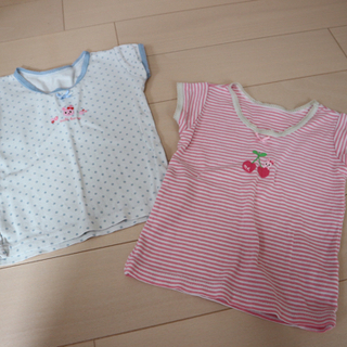 ミキハウス　肌着　80㎝　2枚セット