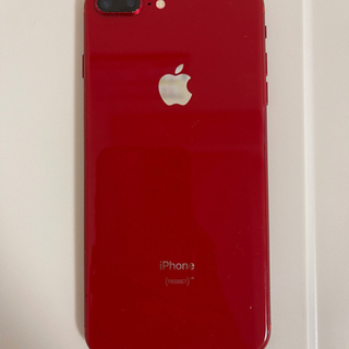 決まりました】iPhone8plus 64GB SIMフリー 赤