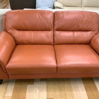 ブラウンの2人掛けソファー！【トレファク岸和田店】