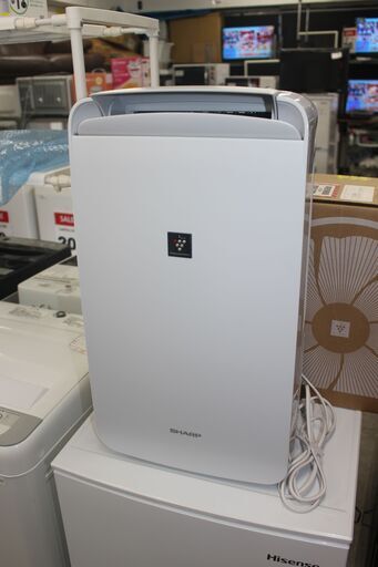 ★SHARP シャープ 除湿機 (CM-L100-W) 21年製 美品！★大幅値下げ★大田区、品川区 配送・設置無料★店頭取引歓迎！