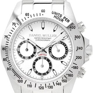 【新品】DANIEL MULLER 腕時計 オールステンレス ク...