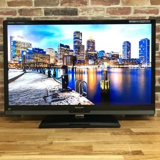 即日受渡❣️国内製造SHARP高画質クアトロンAQUOS40型液晶テレビ14500円