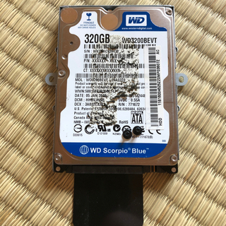 ノートパソコン用ハードディスク