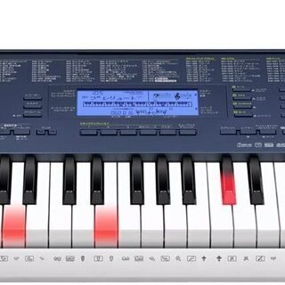 CASIO 電子キーボード LK-215 ブルー【スタンド付き】