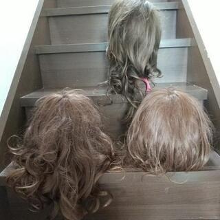 未使用 ウィッグ3つセットの画像