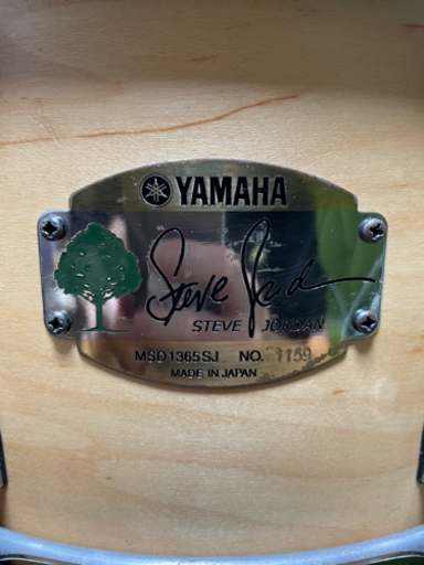 YAMAHA MSD1365SJ  Steve Jordanモデル スネアドラム