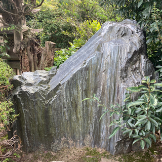 大きな庭石