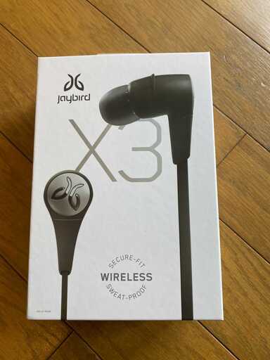 手渡しのみ：Jaybird X3 ワイヤレスイヤホン Bluetooth/防水・防汗対応 スポーツ対応 ブラック JBD-X3-001BK 【国内正規品】