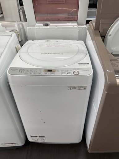 ⭐️SHARP 2019年製7K全自動洗濯機　ES-GE7C⭐️