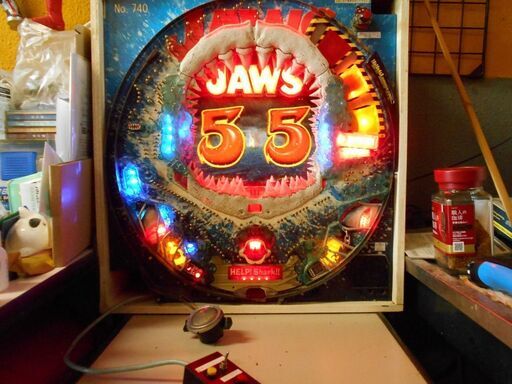 CRパチンコ　JAWS(ジョーズ)大爆裂機　卓上パチンコ　ジャンク