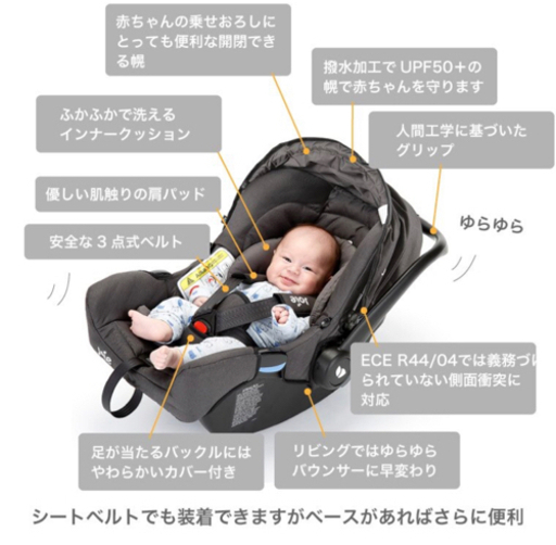 これだけで準備ok! joie ベビーカー＋チャイルドシート＋車のアタッチメント