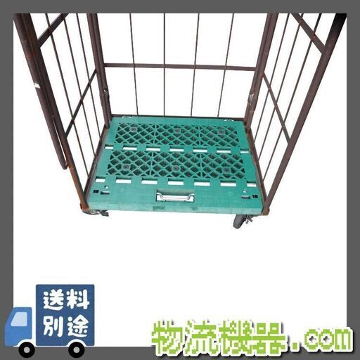 茶色中古カゴ台車　W850×D650×H1700mm　★在庫3台★　K009