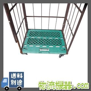茶色中古カゴ台車　W850×D650×H1700mm　★在庫3台★　K009の画像