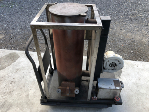 廃油ストーブ　フロート付き