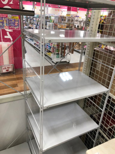 取りに来れる方限定！無印良品スチールユニットシェルフです！