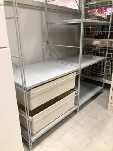 取りに来れる方限定！無印良品スチールユニットシェルフです！