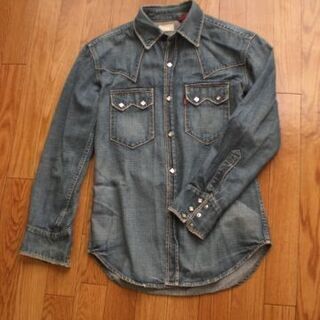 取引成立済み★LEVI’S/リーバイス☆ウエスタン調シャツ／綿1...