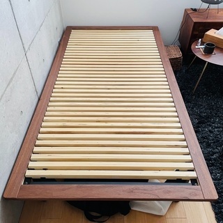 無印良品 ウォールナット シングルベッド