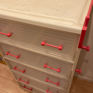 衣装ケース差し上げます　ピンクの画像